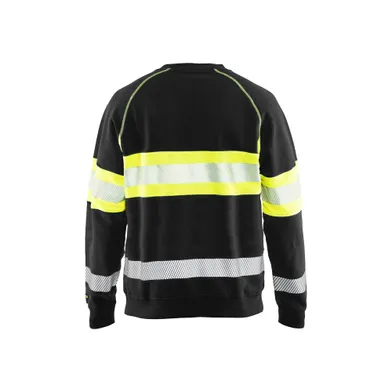 Varseltröja, Svart/Gul Strl. XL