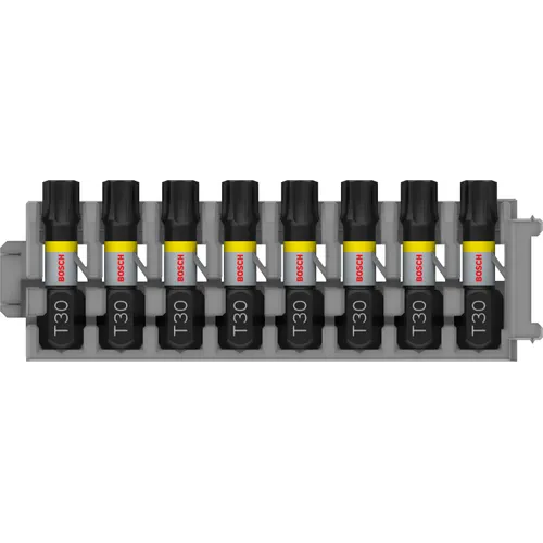Bits Torx 25 mm Impact Control T30, 8-pack
