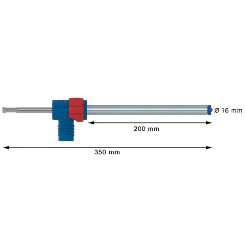 Hammarborr Clean Plus-8X 16x200x350 mm