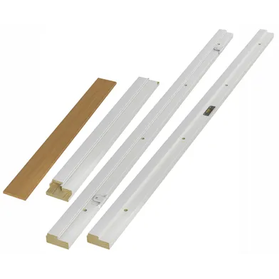 Karmset 93 mm, Vit kvistfri m. tätningslist M9x21