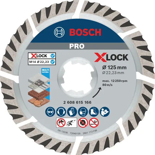 Diamantkapskiva X-Lock Universal Standard 125 mm