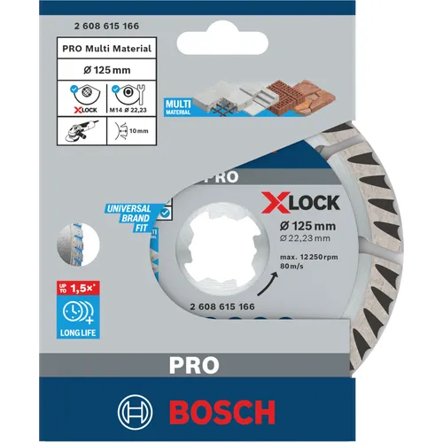 Diamantkapskiva X-Lock Universal Standard 125 mm