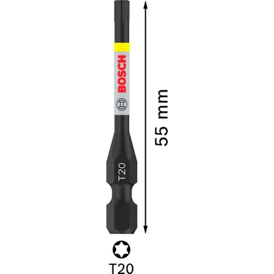 Bits Torx 55 mm Impact Control T20