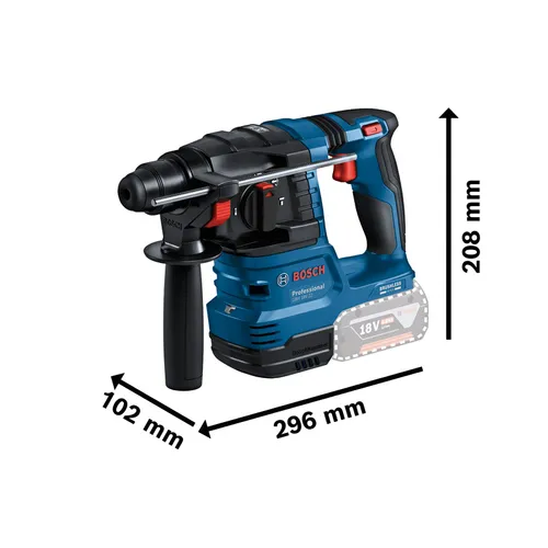 Borrhammare GBH 18V-22 Solo, L-BOXX
