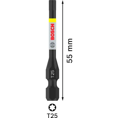 Bits Torx 55 mm Impact Control T25