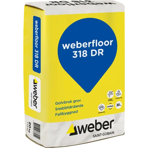 Snabbslipssats Floor 318 Grov 20 kg