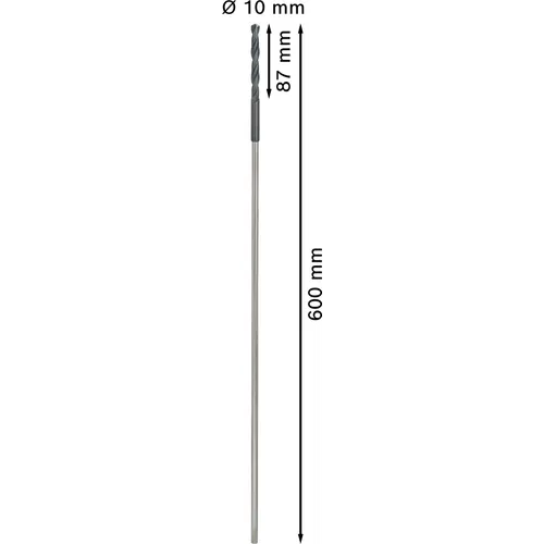 Formstags- och installationsborr 10x600 mm