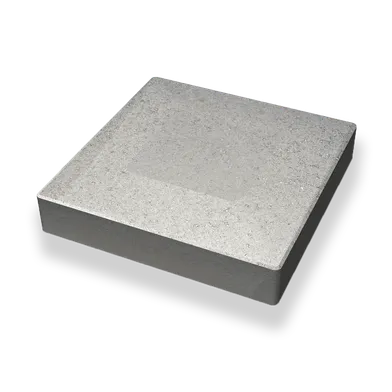 Stolptopp Slät Välvd 400x400x80/70 mm, Grå