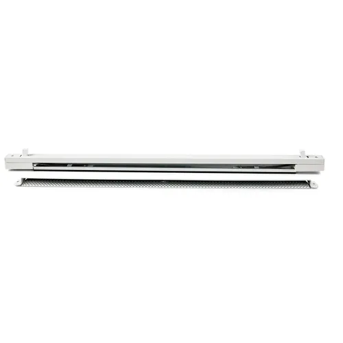 Karmventil komplett Vit aluminium 30+300