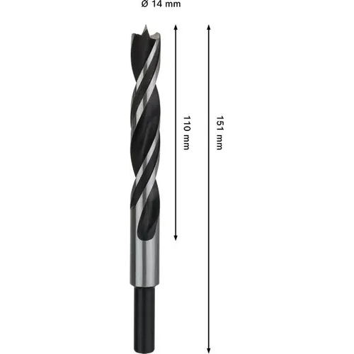 Träspiralborr pro 14x110/151 mm, 1-pack