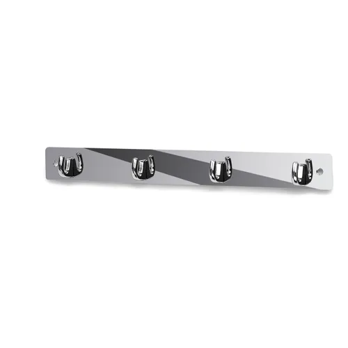 Handdukshängare 123 Nickel 230 mm, 4 krokar