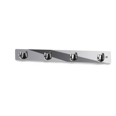 Handdukshängare 123 Nickel 230 mm, 4 krokar