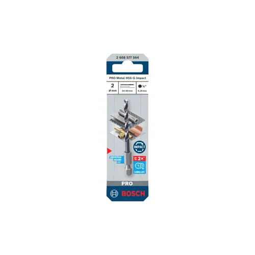 Metallborr HSS-G Impact 2,0 mm, 1-pack