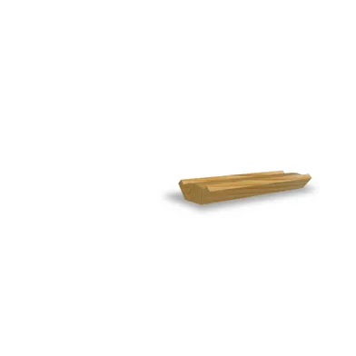 Taklist Kronlist obehandlad furu 15x43 mm, CW906, Löpmeter