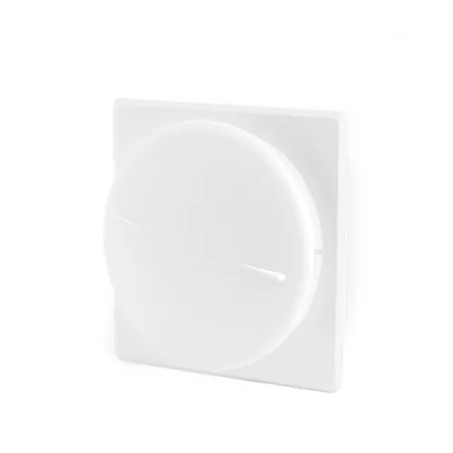 Tallriksventil 285 100 mm, Vit