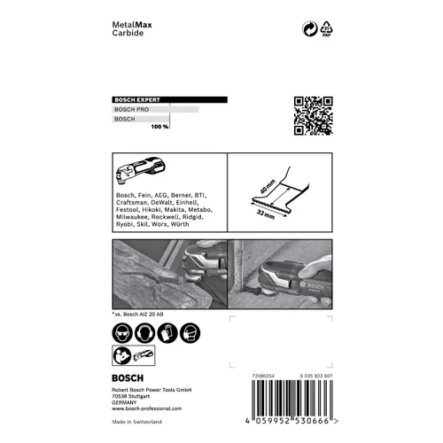 Sågblad Multiverktyg AIZ 32 AIT Metall 40x32 mm, 1-pack