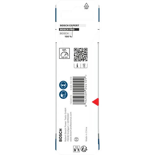 Träspiralborr, 1/4-tum insexskaft 2x24/62 mm, 1-pack