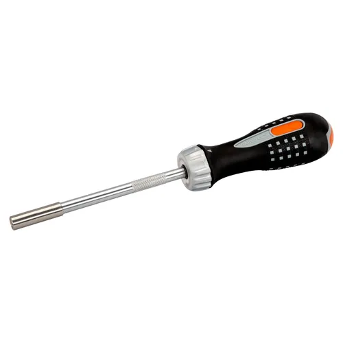 Spärrskruvmejsel för bits Inkl. 6 st 1/4'' bits