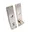 Långskylt-WC 65 45x180 mm, Nickel