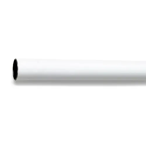 Klädstång 25x5000 mm, Vit