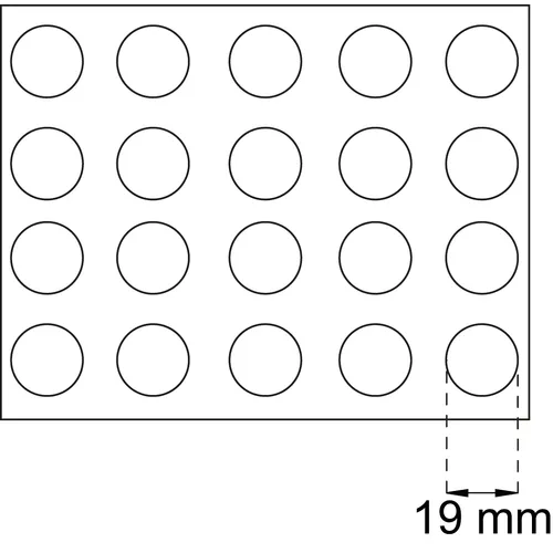 Buffer 5017 Vit, 20-pack