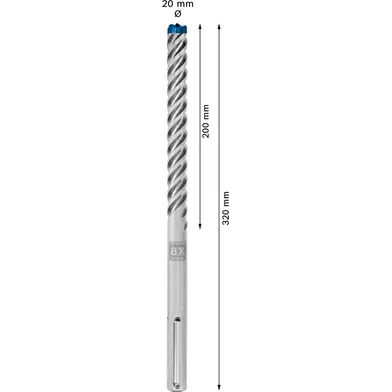 Hammarborr Expert SDS-Max 8X 20x200/320 mm