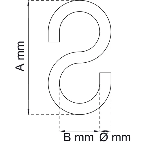 S-krok 106 Öppen FZB 45 mm, 5-pack