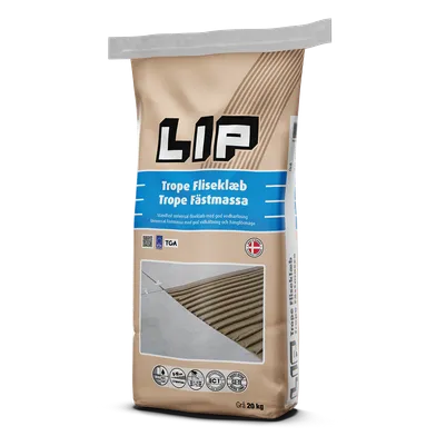 Fästmassa Trope Flexfix, Grå 20 kg