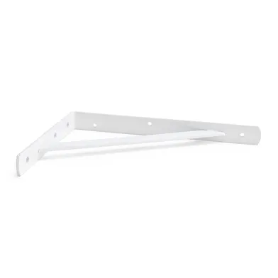 Konsol 9 stål förstärkt 250x350 mm, Vit
