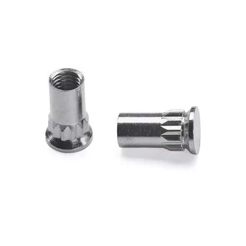 Hylsmutter M5 Nickel, 2-pack