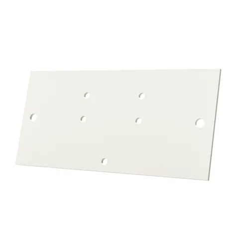 Gångjärnsförstärkning f. skåp 110x52 mm, Vit