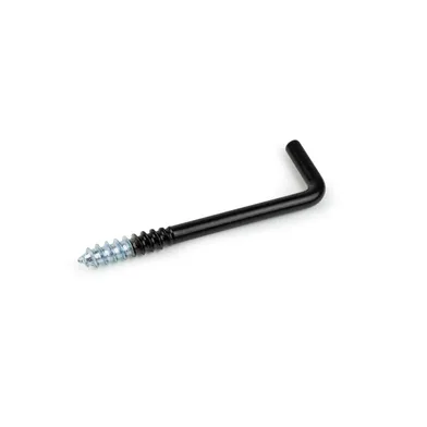 Vinkelkrok 50 mm, Svart, 5-pack