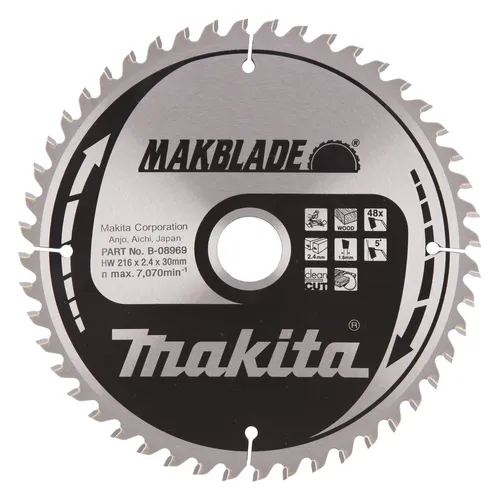 Sågklinga Kap-/Gersåg Trä HM 216/30 mm, 48T