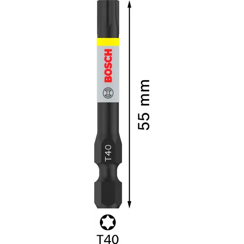 Bits Torx 55 mm Impact Control T40