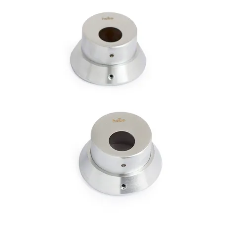 Cylinderkopp med cylinderring Borstad krom