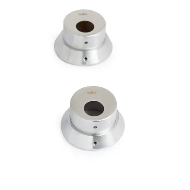 Cylinderkopp med cylinderring Borstad krom