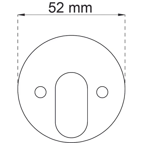 Cylindervred 2821-2 13 mm, Rostfri