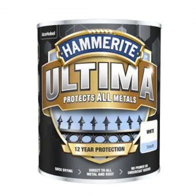Rostskyddsfärg Ultima Slätlack Silver, 750 ml