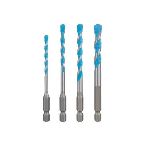 Borrset HEX Multiconstruction 4-8 mm,  4-delar