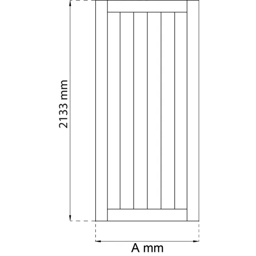 Dörr Classic Furu 2133x1000 mm