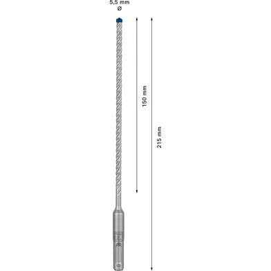Hammarborr Expert SDS Plus-7X 5,5x150/215 mm
