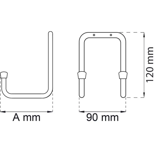 Redskapskrok 8528 143 mm, FZB