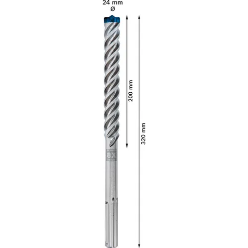 Hammarborr Expert SDS-Max 8X 24x200/320 mm
