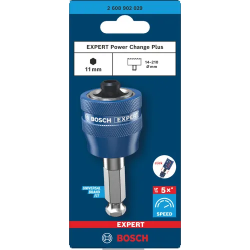 Hålsågadapter Power Change Plus Hex, u. borr, 14-210 mm