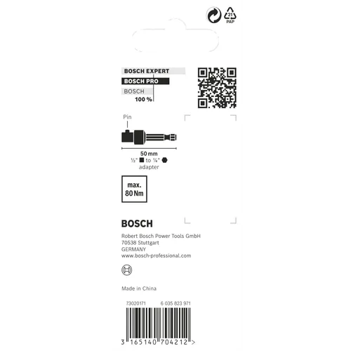 Bitsadapter 1/2-tum