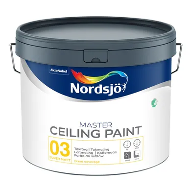 Takfärg Master Helmatt 3 BW (Vit), 10 l