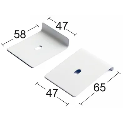 Täckplåt 753 Vit