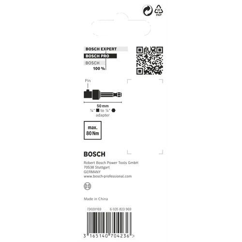 Bitsadapter 1/4-tum