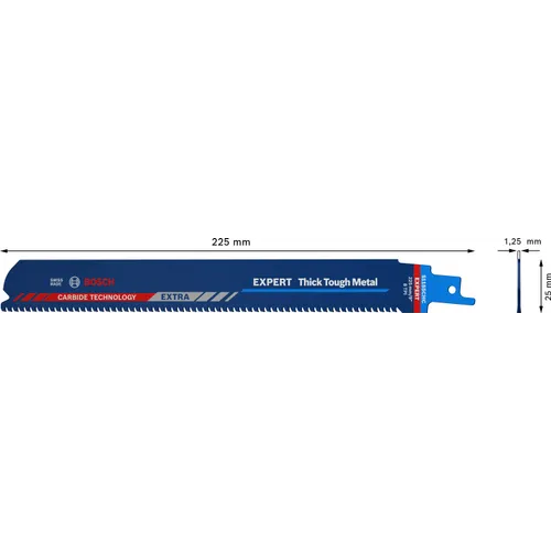 Tigersågblad S 1155 CHC EXPERT Thick Tough Metal 225 mm