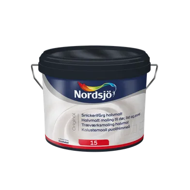 Snickerifärg Original Halvmatt BW (Vit), 2,5 l